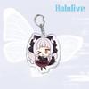 Аниме игры Hololive акриловый брелок металлическое кольцо автомобильная сумка украшение для ключей аксессуар подарок аниме подарки кулон