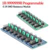 Программируемая восьмидекадная резисторная плата 0.1 Ом - 9999999.9 Ом 0.1 - 9.9999999 МОм (0-10 МС) Точность шага 0,1 Ом 1/2 Вт Модуль резистора SMD