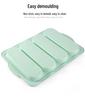 Non-Stick 4-Cavity Silicone Baguette Mold for French Bread Baking