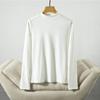 Женские нижние топы DE Velvet Self-Heating Thermal Top Half High Gate Long Sleeve Slim Fit Base Layer Shirt