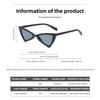 2PCS Lady Cat Eye Sunglasses Personality Classic Unisex Vintage Women Glasses Trendy