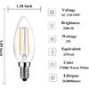 E14 European Base LED Candelabra Light Bulbs 25W Equivalent, 110V 2700K Warm White E14 Led Bulbs 2W 250LM for Turkish Lamp, European Chandeliers,