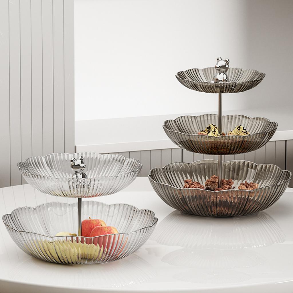 Подставка для десертного торта на День святого Валентина, украшение стола на Рамадан, держатель для фруктового подноса, многослойная подставка для закусок, конфет