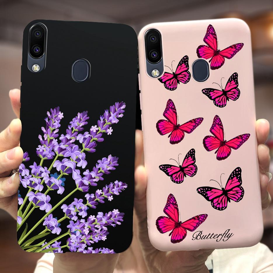 Для Samsung Galaxy M10 M20 M30 Чехол Стильный Мультяшный Подсолнух Мягкий Силикон Задняя Крышка Телефона Для Samsung M 10 20 30 M305F Fundas