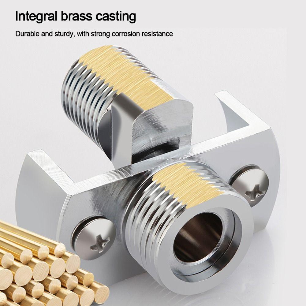 Accessories Shower Faucet Adapter Eccentric Screw Corner Angled Curved Foot Angle Adjustment