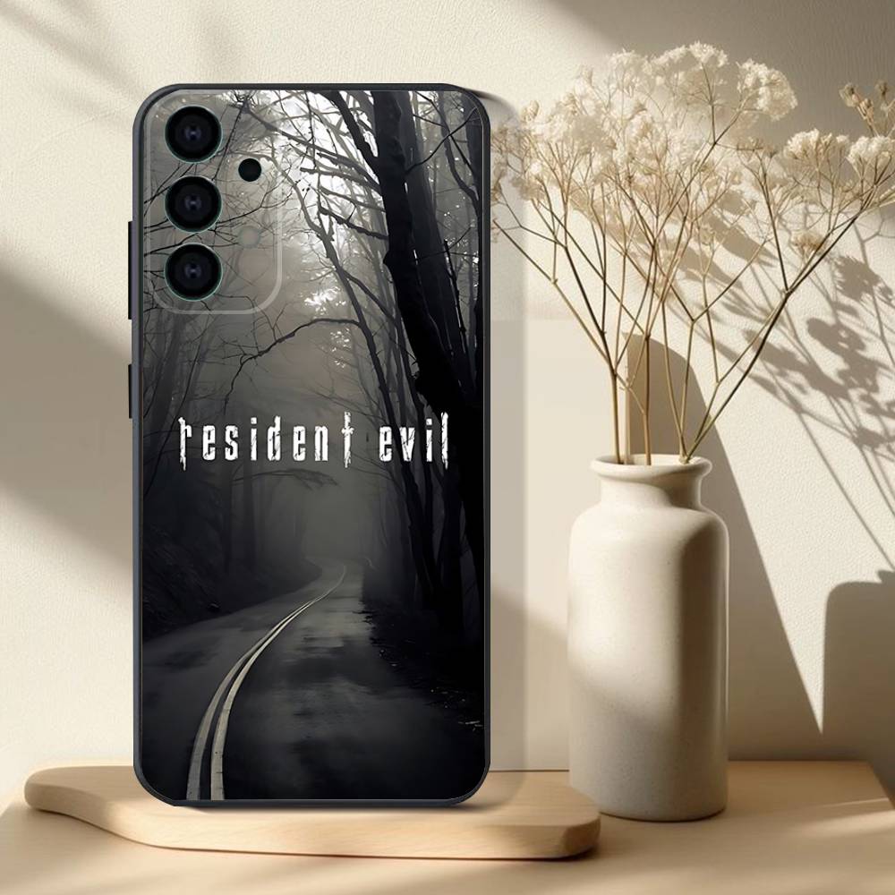Чехол для телефона-видеофона из игры Resident Evil для Samsung S 25,24,23,22,30,21,10,9,Ultra,Plus,Lite,FE,4,5G Черный Мягкий Чехол