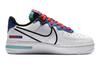 Nike Air Force 1 React Белый Астрономический Синий Лазерный Багровый GS CD6960-101