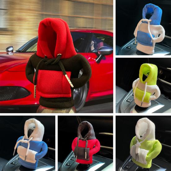 Толстовка в форме автомобиля, чехол для переключения передач, ручная ручка, противоскользящая толстовка, декор для рычага переключения передач, чехол с рычагом переключения передач