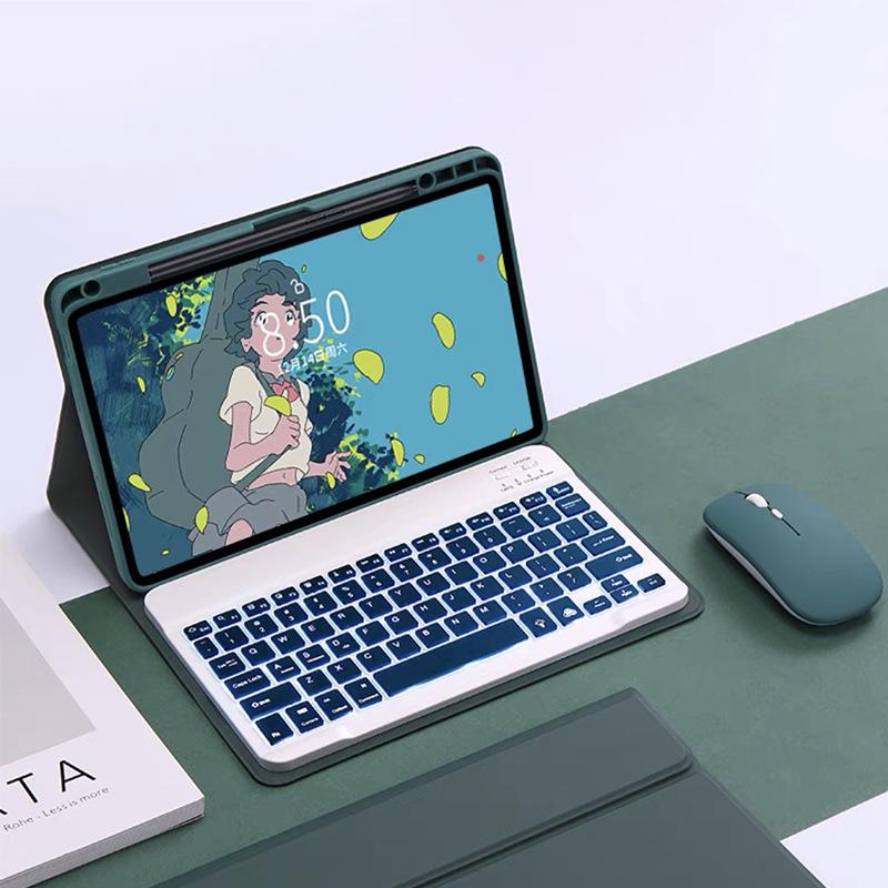 Чехол для Huawei MatePad SE 11.5S: Съемная сенсорная клавиатура с подсветкой и слотом для стилуса