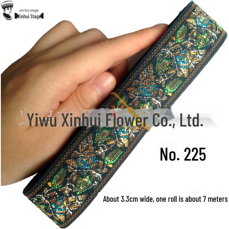 C10 Xinhui 3.3cm Guizhou этническая кружевная лента - материал для самостоятельной одежды в стиле Buyi & Miao