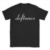 Уличная футболка Летняя Deftones Рок-группа Хиппи Футболки Хлопковая футболка для мужчин Потрясающий узор Футболки с коротким рукавом