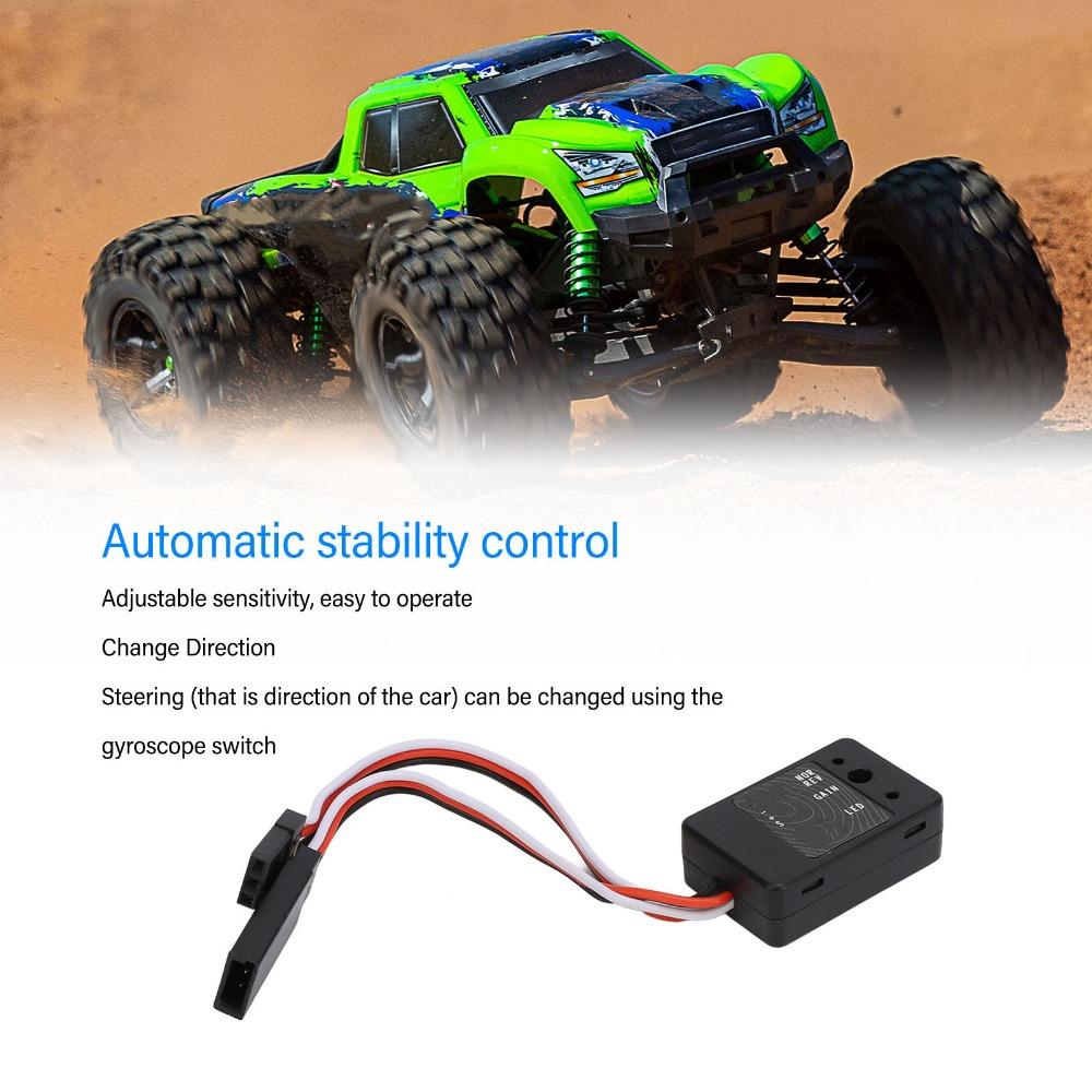 Adjustable Sensitivity Mini Gyro Stabilizer Mini Gyro Stability Module for SCX10 For RC Car Racing