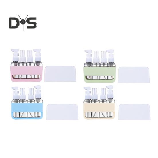 4 шт./набор 50 мл дорожный многоразовый флакон портативный герметичный многоразовый лосьон шампунь косметический пресс-спрей диспенсер бутылка пустой контейнер для туалетных принадлежностей