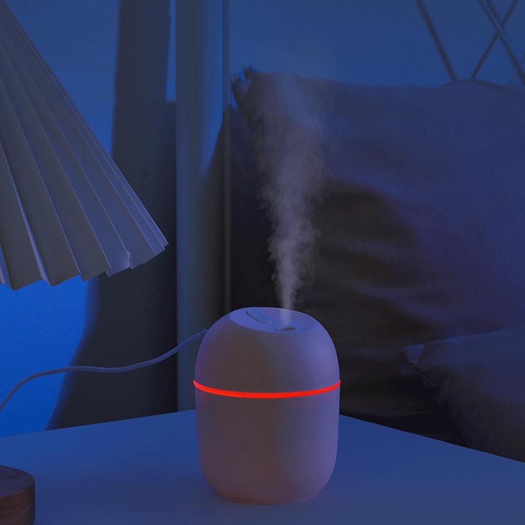 Humidifier Essential Oil Diffuser Desktop Office Freshener Air Quiet Portable USB Aroma Oil Machine with Night for Bedroom Car