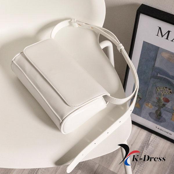 Leather Square Shoulder Bag (4 Colors)