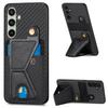 For Samsung Galaxy A56 5G Case with K-Shaped Kickstand Leather Phone Back Cover