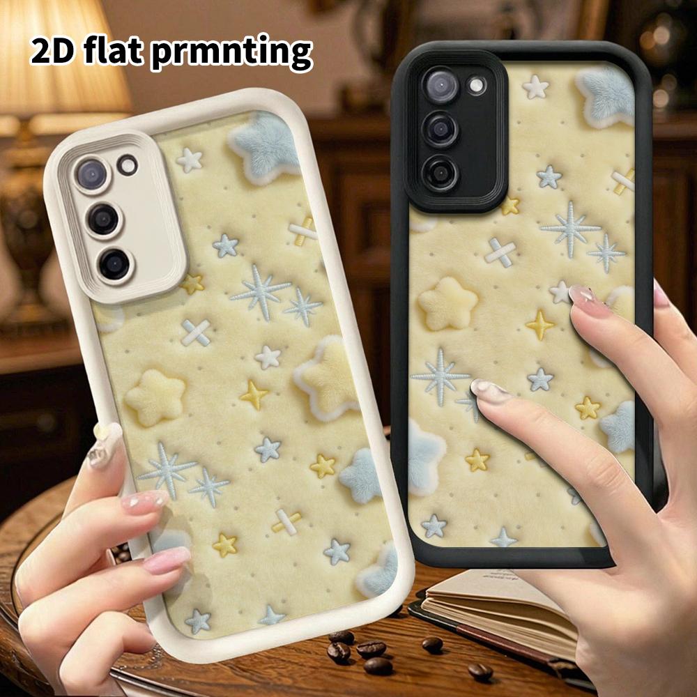 Чехол для телефона: 2D плоский защитный чехол для Samsung Galaxy A34 A35 M05 M06 S20 S22 S21 FE Plus 5G, фон со звездами, идеальный подарок на Рождество и Хэллоуин