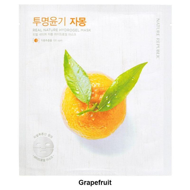 Nature Republic Гидрогелевая маска Real Nature - 10 видов