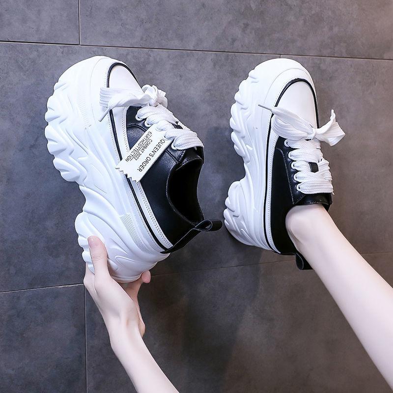 Обувь для папы, женская обувь для ног, показывающая маленькие летние и осенние толстые подошвы, модная универсальная повседневная женская спортивная обувь Tide