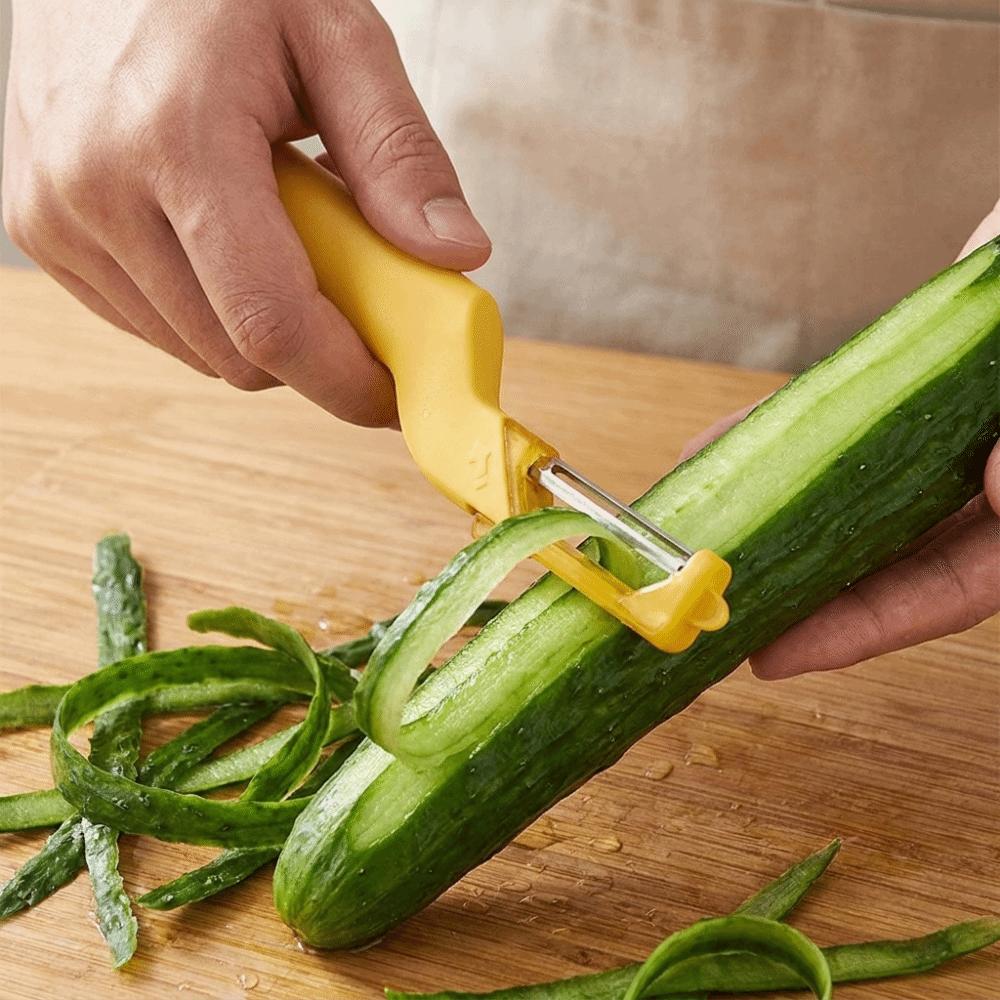 Rotatable 2-in-1 Fruit Peeler Ergonomic Handle Vegetable Peeler Creative Carrot Grater Dormitory