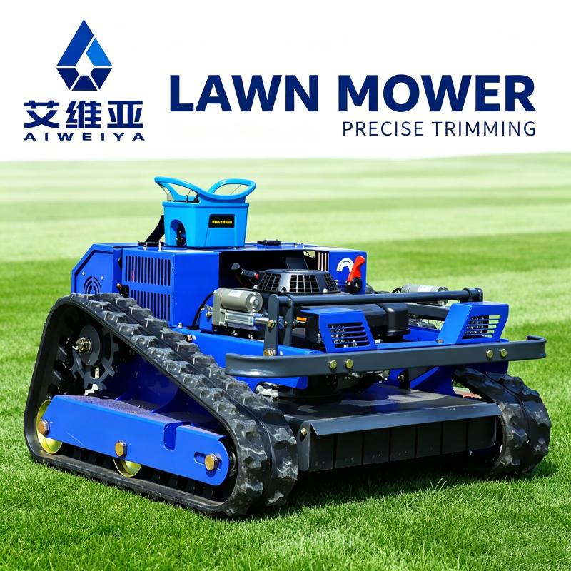 European Spot RC LAWN MOWER Remote-controlled Tracked Lawn Mower for Yard Farm CE Certified Remote-controlled Lawn Mower Robot
