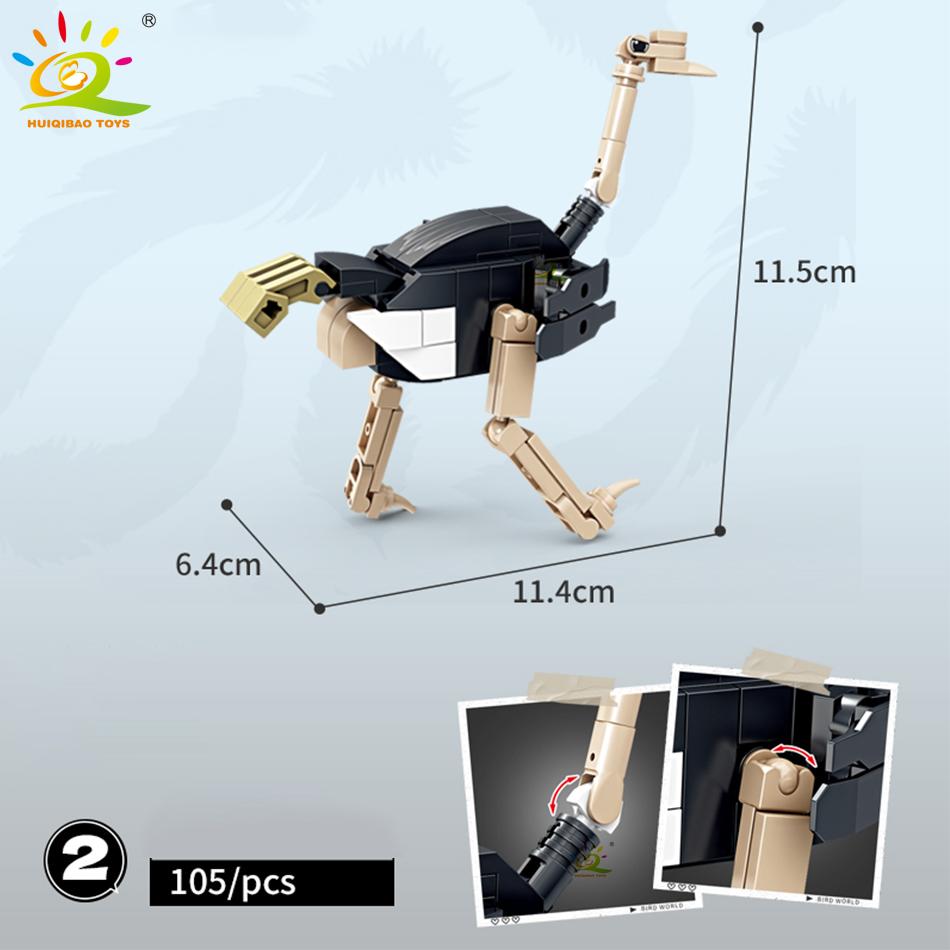 Moc Animal Model Building Blocks Birds Eagle City Construction Bricks Set Children Puzzle Assemble Toys for Kids Gift