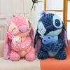 Stitch Anime Plush Doll Soft Rose Velvet Stuffed Animal Gift For Collectors