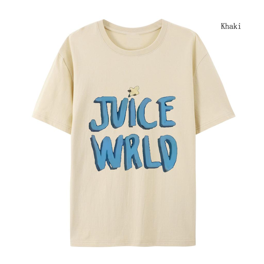 Мужской и женский рэппер Juice Wrld Хлопковая футболка городская модная хлопковая футболка Популярная хип-хоп хлопковая футболка