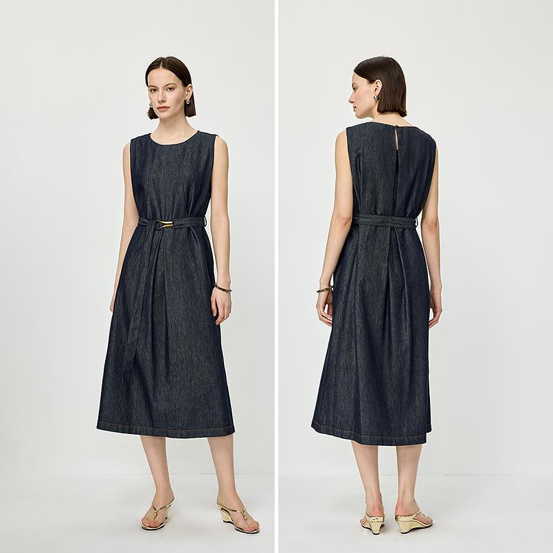 LILY Retro Old Money Cowboy Dress for Women