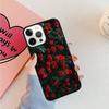 Красная Роза Чехол для Телефона Для iPhone 17 Air 15 16 11 12 13 14 Pro Max Чехол Для iPhone 17 Air Max Plus coque Fundas Оболочка