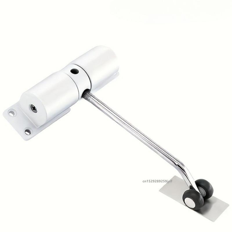 Automatic Door Closer Metal Adjustable Heavy Duty Safety Spring Silence Convert Hinged Door Interior Exterior Self-Closing