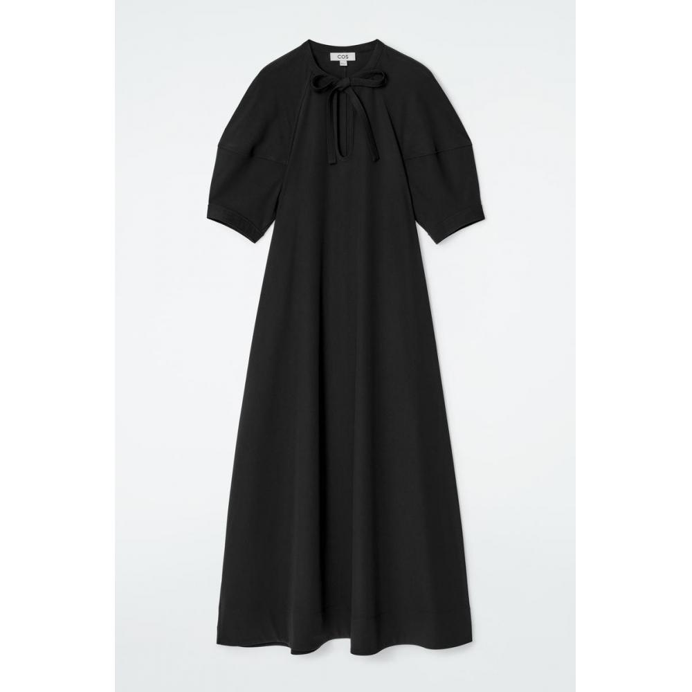 COS Платье макси с японским завязочным узором