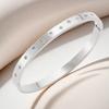 Classic High-end Stainless Steel Gold-plated 18K Silver Inlaid Zircon Fashionable 18K Bracelet