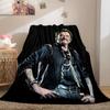 French legendary rock singer and actor Johnny Hallyday blanket soft home furnishing nap decoration four seasons warm Sherpa blanket U24