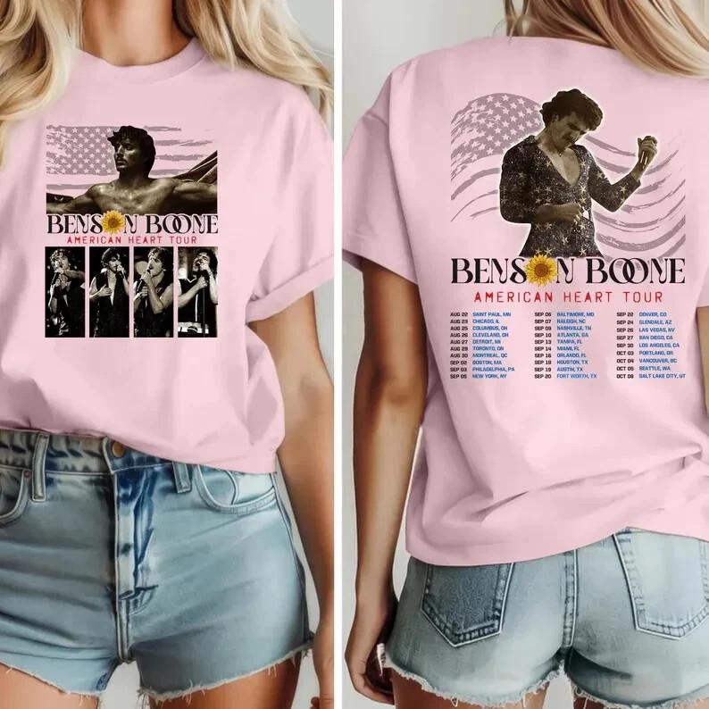 Benson Boone Vintage Shirt Tour Album 2026 Concert Gift Unisex T-Shirt
