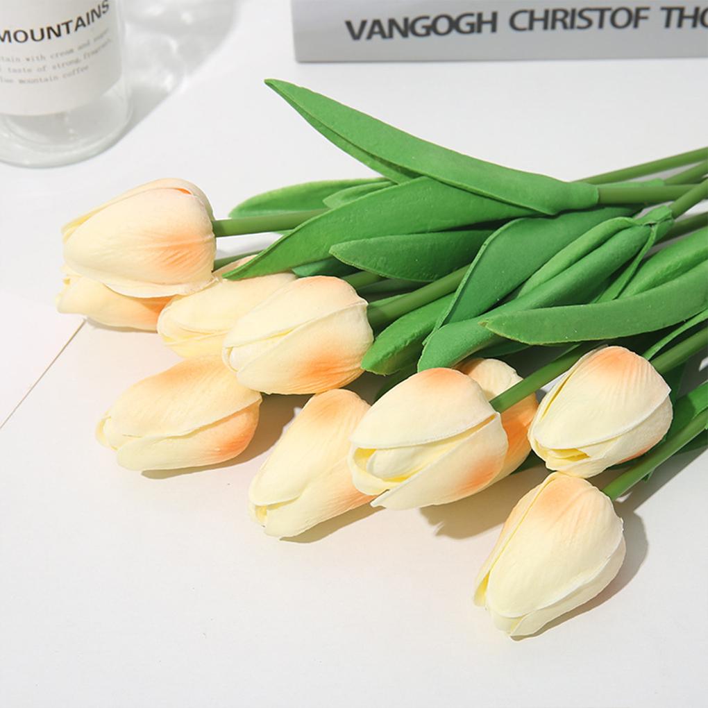 10bag Simulated Tulips Bright And Charming Flowers For Home And Living Room Decoration Full Of Warmth