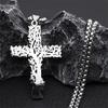 Древо Жизни Крест Кулон Ожерелье Серебряного Цвета Мужчины Женщины Ожерелье Ювелирные Изделия