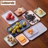 Creative Window Pane Tea Tray Rectangle Bearing Holder Tea Tray Food Storage Tray Self-help Display Home Table Decoration Trays