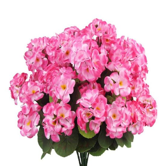 Искусственные бегонии, букет, многоразовый декор для свадебной вечеринки, искусственные цветы, искусственные цветы бегонии для домашнего интерьера, украшения сада, крыльца