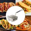 , Формованная корзина для жарки тако с удобной ручкой; Практичный, Профессиональный и Простой в Использовании.