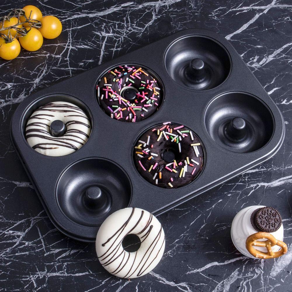 Форма для маффинов с антипригарным покрытием, форма для кексов из углеродистой стали, кухонный инструмент для выпечки, форма для чизкейка, пекарня