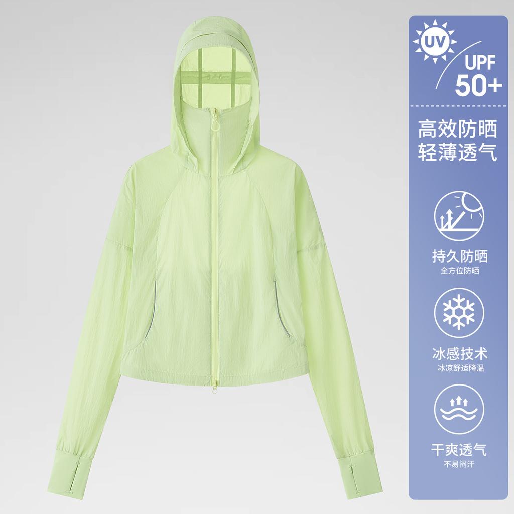 1011 new sunscreen clothing women's outer wear UV protection UPF10 + ice silk huge good-looking sunscreen clothing jacket