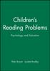 Книга Children's Reading Problems : Psychology and Education