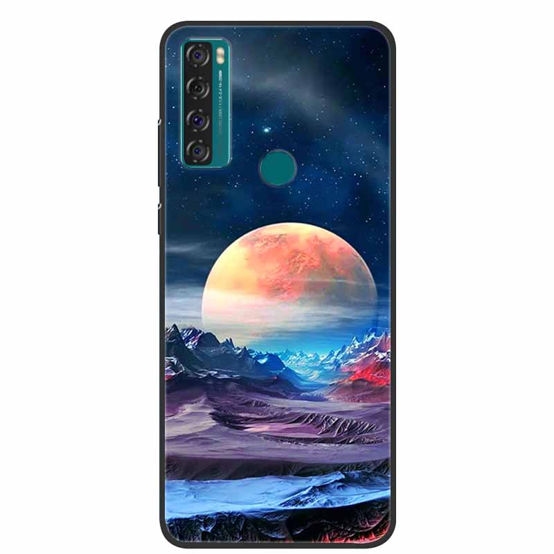 For TCL 20SE Case 20L+ 20L 20S Paint Soft TPU Silicone Phone Cover for TCL 20L Case Coque20s 20 s T775H T774H TCL 20 se 20 Plus