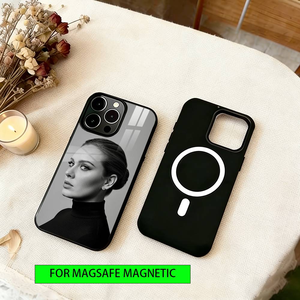 Adele Adkins singer Phone Case For iPhone17,16,15,14,13,12,11 Plus,Pro Magnetic with Magsafe Wireless Charging