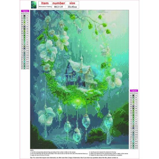 5D красочные стразы, художественный кулон в виде капли воды, пейзажный узор, сделай сам, ремесло, комплект для рисования стразами для взрослых и детей