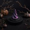 Halloween Party Decorations 3D Printed Spiral Witch Hat Passthrough Fidget Toy, Fun Decompression Toy Sensory Stress Relief for Kids Adults,