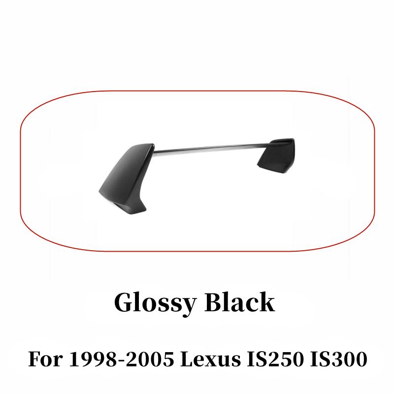 For 1998-2005 Lexus IS250 IS300 Car Rear Trunk Lid Lip Spoiler Wings Black Carbon Body Kit Exterior Tuning Accessories Part