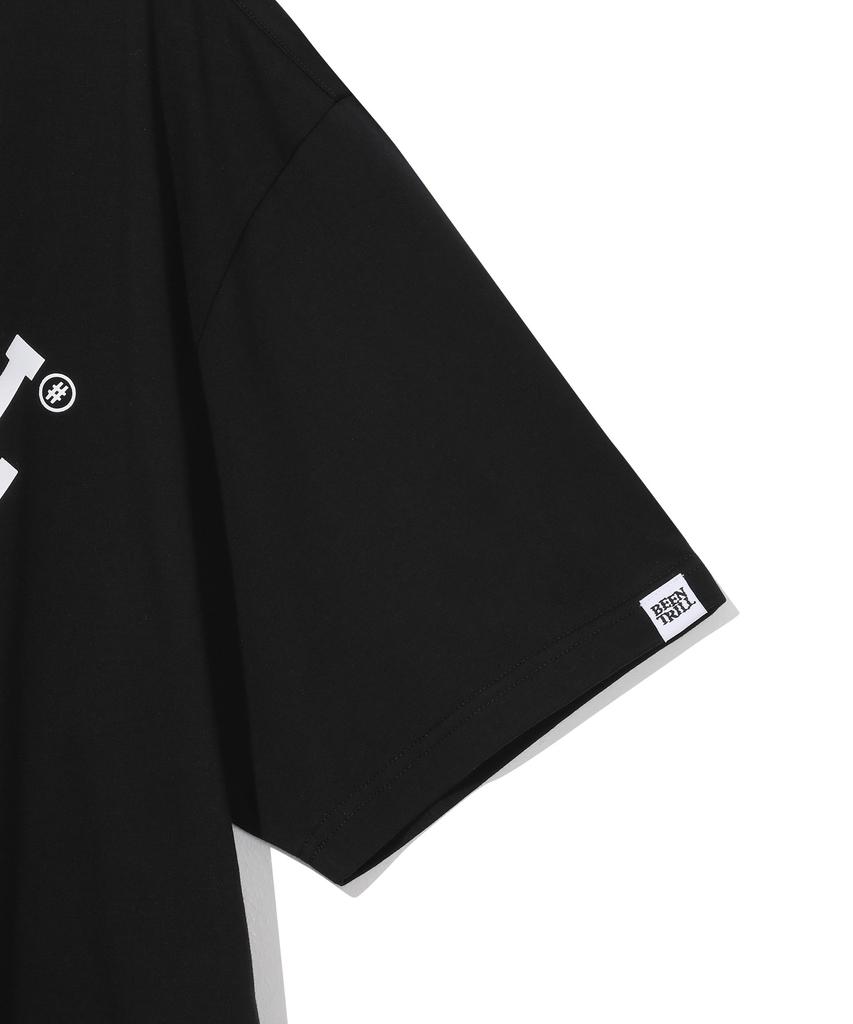 Футболка BEENTRILL с логотипом Bny Arch (черный)