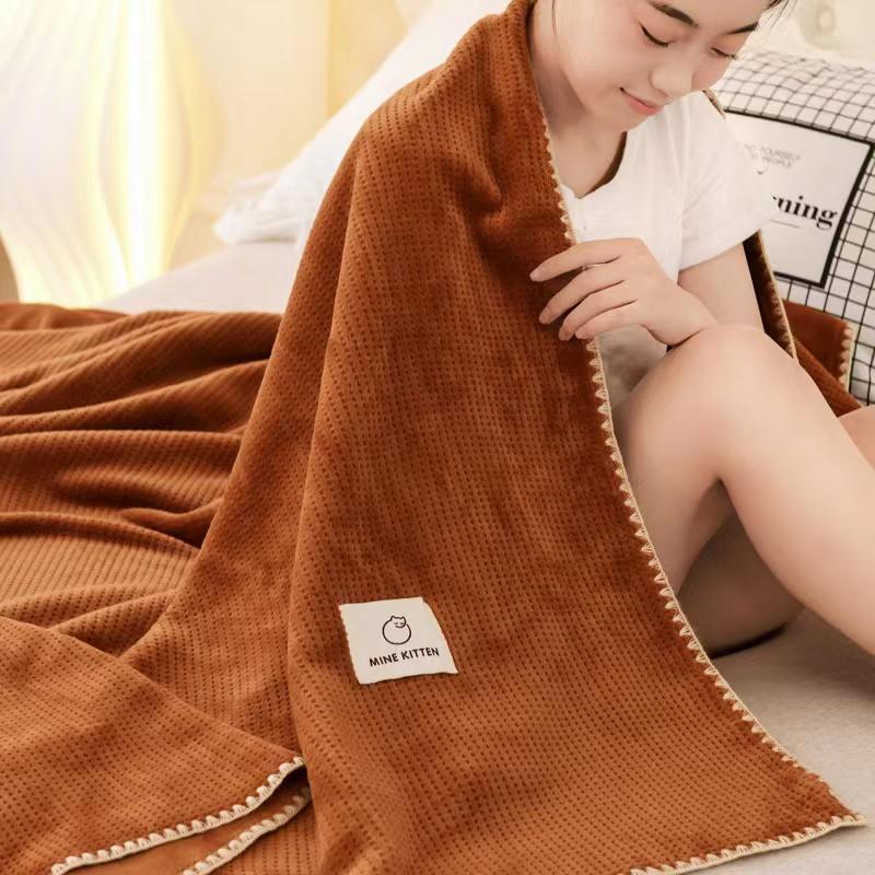Хорошее качество King Queen Size, очень мягкое зимнее теплое фланелевое покрывало, двустороннее толстое коралловое флисовое одеяло, офисное одеяло для сна
